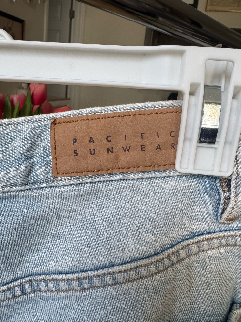 PacSun Light Wash Distressed Straight Leg Jeans - Picture 11 of 14